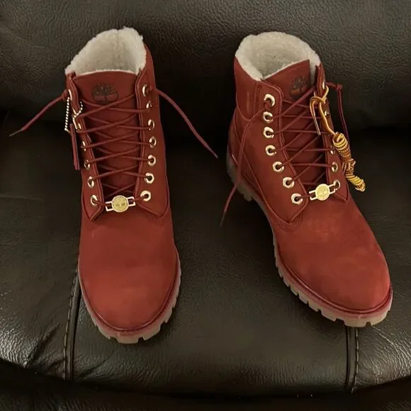 Timberland mens 6 Premium shearling Waterproof Boots